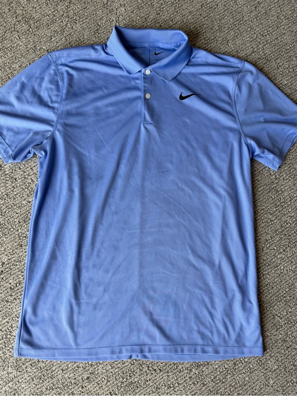 Nike Men’s Periwinkle Blue Dri-FIT Polo Shirt Size Medium